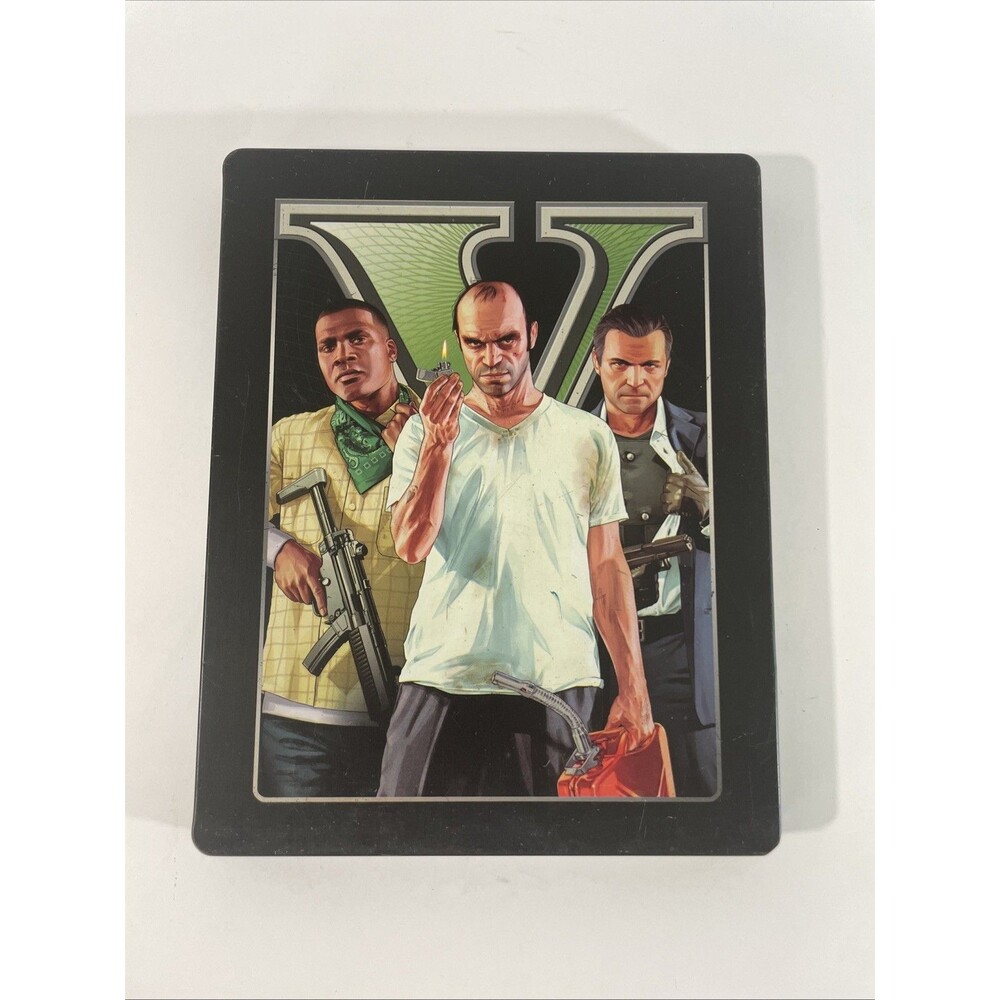 Grand Theft Auto V 5 Steelbook (Playstation 3 PS3) Complete CIB